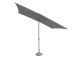 Grey 2.4X3M Crank And Tilt Parasol - Grey Pole (38Mm Pole, 8 Ribs), Grey colour ,image 1