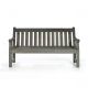 Darwin 1500mm Wooden Garden Bench - Dark Grey - FSC Mix Credit