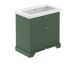 800mm 2-Door Vanity & Classic Basin 0TH - Hudson Reed LOF846 Green, Green colour ,image 1