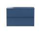 800mm Wall Hung 2-Drawer Vanity Unit & Worktop - Hudson Reed URB306W Blue, Blue colour ,image 1