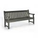 Darwin 1800mm Wooden Garden Bench - Dark Grey - FSC Mix Credit