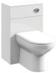 500mm WC Unit - Nuie PRC141 Gloss White, White colour ,image 1