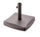 Brown Polycrete Outdoor Parasol Base 25Kg Square, Brown colour ,image 1