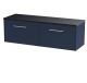 1200 Wall Hung 2-Drawer Vanity & Laminate Worktop - Hudson Reed JNU2922LSB2 Blue, Blue colour ,image 1