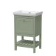 500mm Floor Standing Vanity & Basin 0TH - Hudson Reed BEX823H Green, Green colour ,image 1