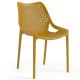 Oxy 810 x 500 Plastic Side Chair - Mustard