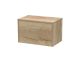 600mm Wall Hung Single Drawer Vanity & Worktop - Hudson Reed JNU1822W Oak, Oak colour ,image 1