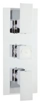 Triple Thermostatic Shower Valve With Diverter - Hudson Reed ART3212 Chrome, Chrome colour ,image 1
