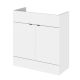 800mm Vanity Unit - Hudson Reed OFF109 Gloss White, White colour ,image 1