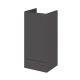 400mm Base Unit - Hudson Reed OFF984 Gloss Grey, Grey colour ,image 1
