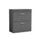 800mm Floor Standing Vanity With Worktop - Nuie ATH053W Anthracite Woodgrain, Brown/Grey colour ,image 1