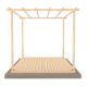 Ivy Pergola Kit with Decking 8 x 8