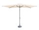 Ivory 2.4X3M Crank And Tilt Parasol - Grey Pole (38Mm Pole, 8 Ribs), Neutrals colour ,image 1