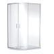 1900 x 1200 x 800mm Offset Quandrant Shower Enclosure - Nuie SMQU128-E6 Chrome, Chrome colour ,image 1