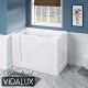 Ashford 1350 Whirlpool & Airspa Easy Access Walk-In Bath, White colour 0
