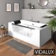 Vidalux WB35 1700 x 800 Whirlpool & Airspa Bath, White colour ,image 1