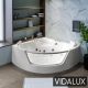 Vidalux WB89 1400 x 1400 Corner Whirlpool & Airspa Bath