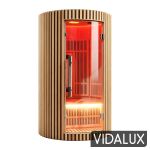Vidalux Apex XL 1 Person Full Spectrum Infrared Sauna With Complete Heat