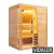 Vidalux 3 Person Klassikko Traditional Sauna, Hemlock colour ,image 20