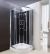 Lisna Waters LW15 900 x 900 Glass Backed Quadrant Shower Pod