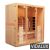Vidalux Premier 4 Person Full Spectrum Infrared Sauna With Complete Heat
