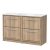 1200mm Floor Standing 4-Drawer Vanity with Marble Worktop - Hudson Reed LIL3033CMT2 Oak, Oak colour ,image 1