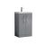 500mm Floor Standing 2-Door Vanity & Polymarble Basin - Nuie PAL030 Grey, Grey colour ,image 1