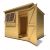 Caldey 8 x 6 Single Door Loglap Shed - Style C