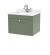 600mm Wall Hung 1 Drawer Vanity & Marble Top 1TH - Nuie CLC894WS1 Green, Green colour ,image 1
