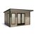 Cali 12 x 8 Pent Garden Office with Storage