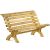 Lilly Wooden Pine Bench - FSC Mix Credit