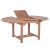 Leisure Bench Round Wooden Extendable Table - Neutral