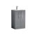 500mm Floor Standing 2 Door Vanity & Basin 2 - Nuie ARN2201B Grey, Grey colour ,image 1