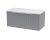 800mm Wall Hung Single Drawer Vanity & Laminate Top - Hudson Reed DFF296LSW Grey, Grey colour ,image 1