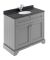1000mm Cabinet & Marble Top (1TH) - Hudson Reed LOF276 Storm Grey, Grey colour ,image 1