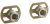 Fast-Fit Bracket for Bar Thermostats - Nuie A315 Chrome, Chrome colour ,image 1