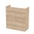 800mm Vanity Unit - Hudson Reed OFF3009 Oak, Oak colour ,image 1