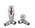 Corner Thermostatic Radiator Valve Pack - Hudson Reed HT317 Chrome, Chrome colour ,image 1