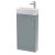 440mm Floor Standing 1 Door Unit & 1TH Basin LH - Hudson Reed JNU2321L Grey, Grey colour ,image 1