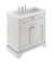 800mm 2-Door Vanity & Classic Basin 3TH - Hudson Reed LOF436 Timeless Sand, Cream colour ,image 1