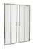 Pacific 1700mm Double Sliding Door - Hudson Reed AQSLD17 Chrome ,image 1