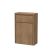 550mm WC Unit (255 Deep) - Hudson Reed NFF2741 Oak, Oak colour ,image 1