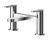 Deck Mounted Bath Filler - Nuie ARV303 Chrome, Chrome colour ,image 1