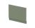 Straight End Panel & Plinth (800) - Hudson Reed BPR813 Green, Green colour ,image 1