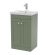 500mm Floor Standing 2 Door Vanity & Basin 3 - Nuie CLC823E Green, Green colour ,image 1