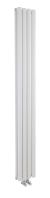 Compact Designer Radiator - Hudson Reed HRE007 White, White colour ,image 1