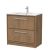 800mm Floor Standing 2-Drawer Vanity with Basin - 1 Tap Hole - Hudson Reed LIL2735C Oak, Oak colour ,image 1