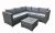 Georgia Corner Sofa With Ice Bucket Grey, Grey colour ,image 1