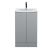 500mm Floor Standing 2 Door Vanity Unit & Basin 4 - Hudson Reed URB207G Satin Grey, Grey colour ,image 1