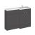 1200mm Right Hand Combination - Hudson Reed CBI910 Gloss Grey